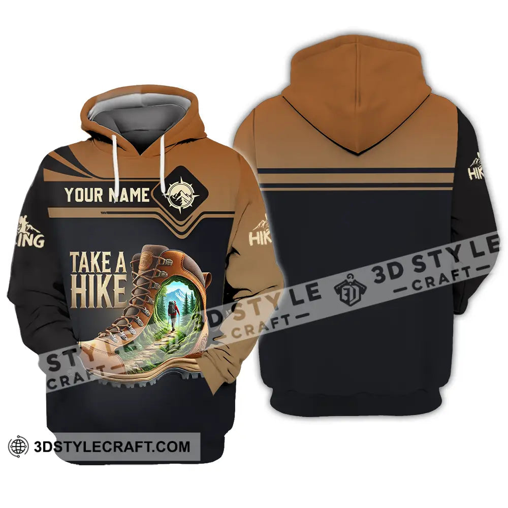 Unisex Shirt - Custom Text Take A Hike Hoodie / S T-Shirt